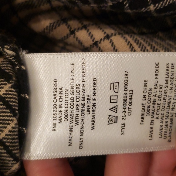 Joie ardine flannel shirt dress - Picture 6 of 9